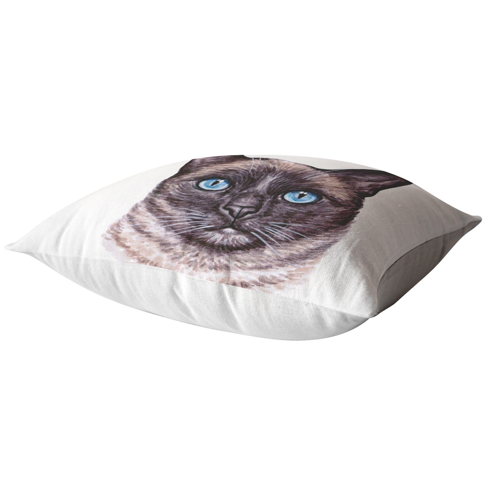 Siamese Cat Throw Pillow Gift for Cat Lover Mothers Day Idea Etsy.de