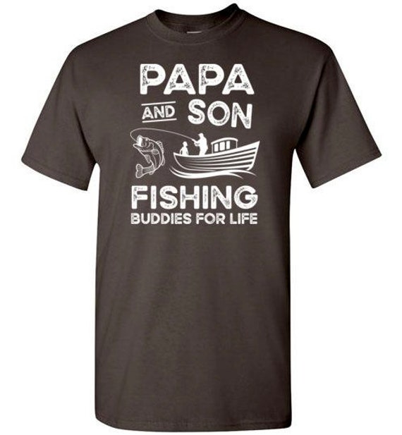 Buy Papa and Son Fishing Buddies for Life Shirt for Men Boys