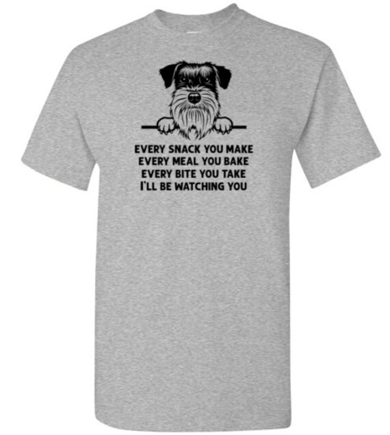 Funny schnauzer store shirts