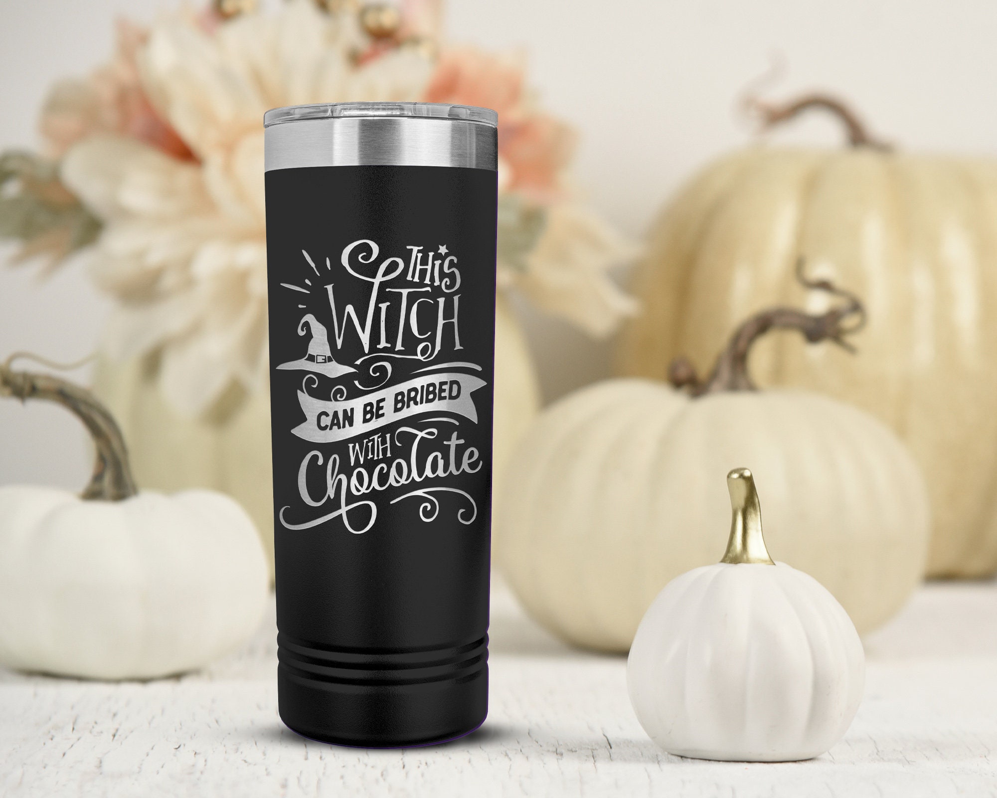 Skinny Tumbler Witchy Gift Insulated Stainless Steel with Slide Lid Gothic  Goth Travel Coffee Cup Vacuum Water Bottle Simple Modern Kitchen Decor For  Family Friends Thanksgiving Christmas Thermos 20oz - Yahoo Shopping