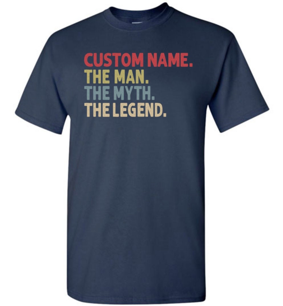 "Dad The Man The Myth The Legend" T-Shirt - Funny Gift For Father, Grandpa (Unisex Sizes) - View #12