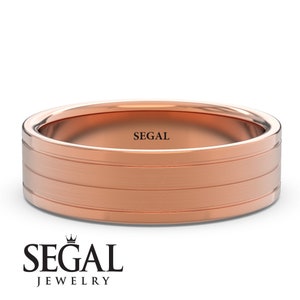 Classic Wedding Band 14K Rose Gold Wedding Ring Minimal Wedding Band  Simple Wedding Band Traditional Wedding Ring Unisex Rose Gold Ring