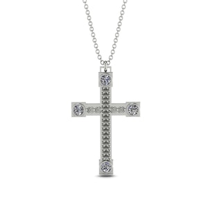 Cross Necklace Diamond Vintage - Julian