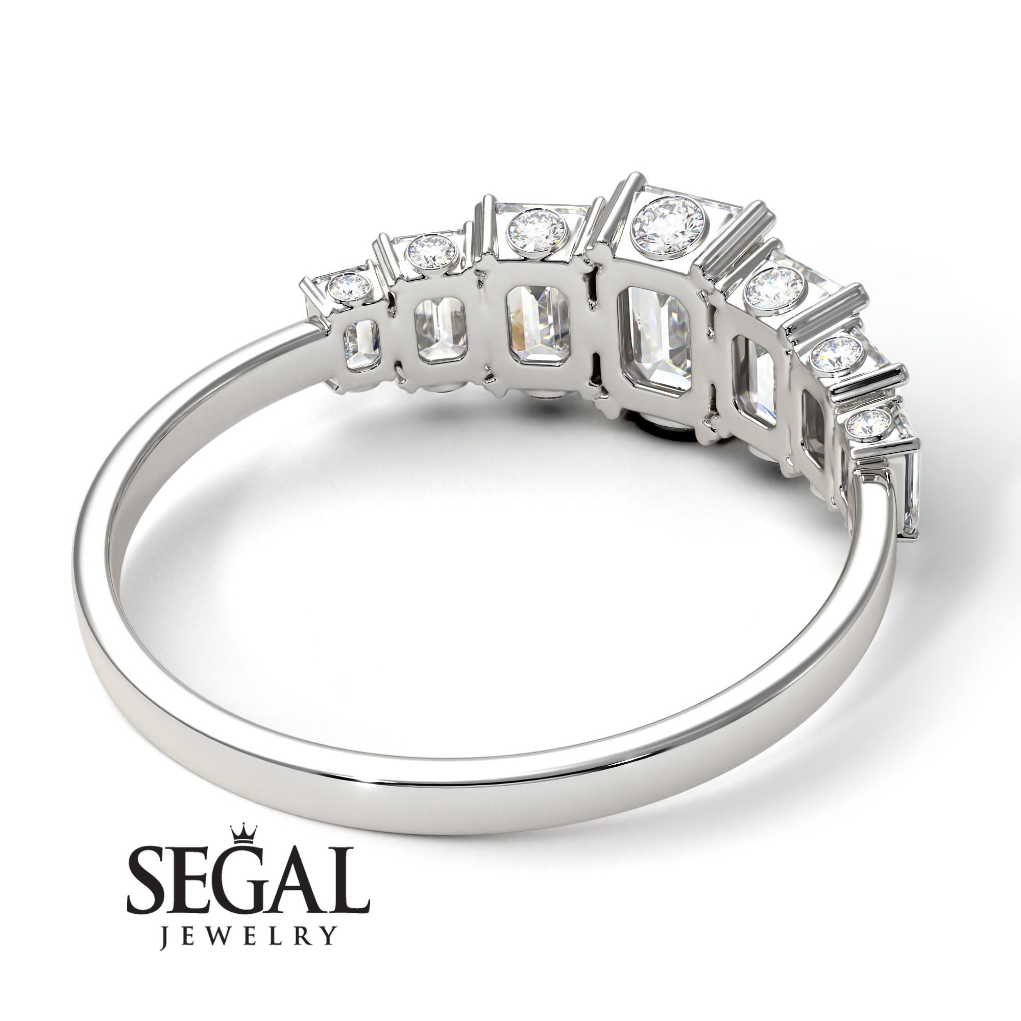 Hidden Ingenuity Inside an Emerald Cut Engagement Ring She Never Mentioned