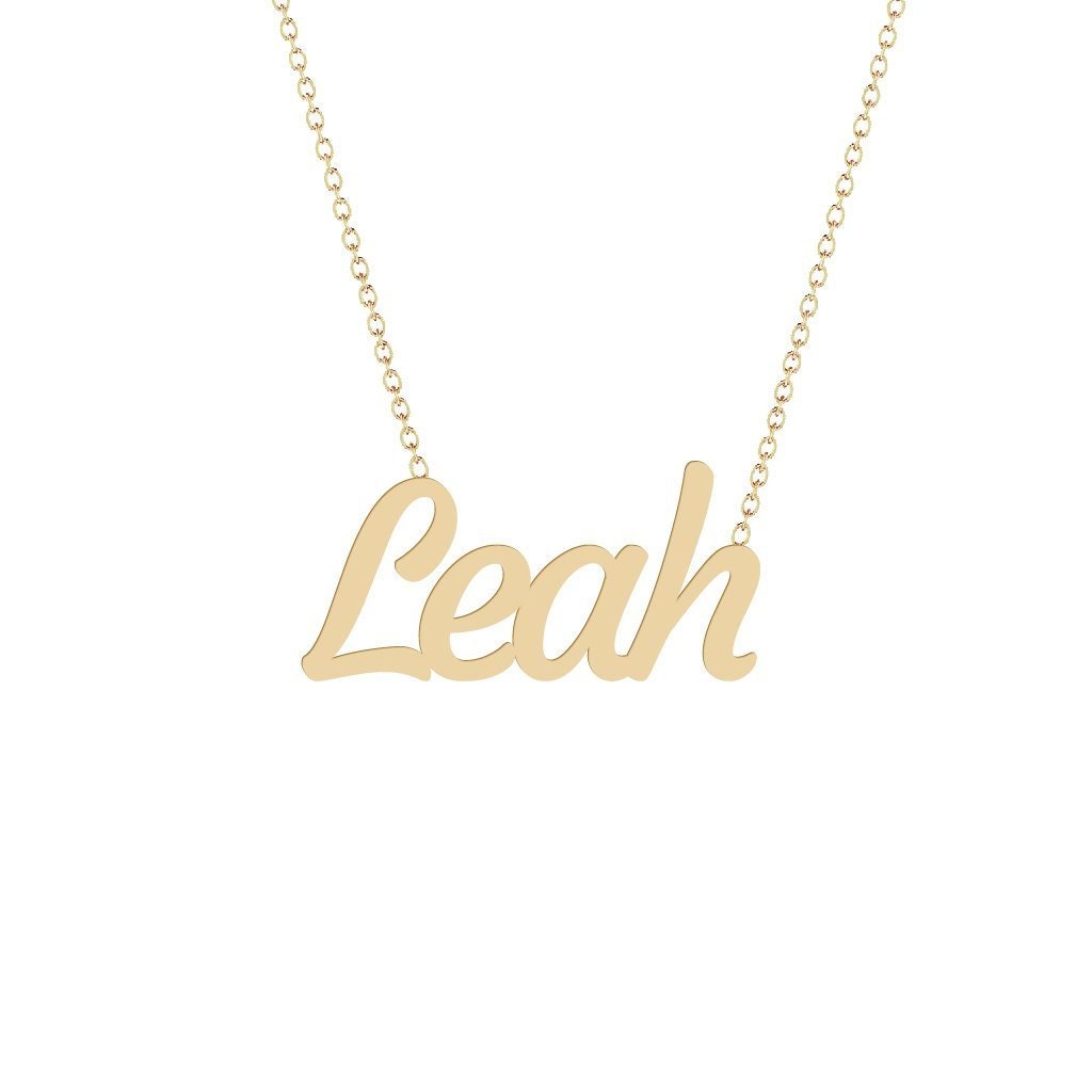 Buy Leah Name Necklace Online In India India