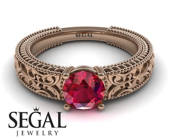 Bague de fiançailles Edwardian Bague Rubis Rouge Bague de fiançailles Antique Bague Victorien Bague de fiançailles Edwardian - Brooklyn