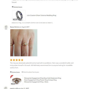 Solitaire Ruby Ring Solitaire Ruby Engagement Ring Vintage Engagement Ring Solitaire Bridal Ring Vintage Ring Bridal Solitaire Ring - Eva image 8