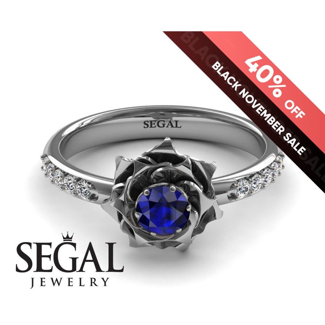 Promise Ring Ideas for Her White Gold Gift for Women Rose Ring Etsy