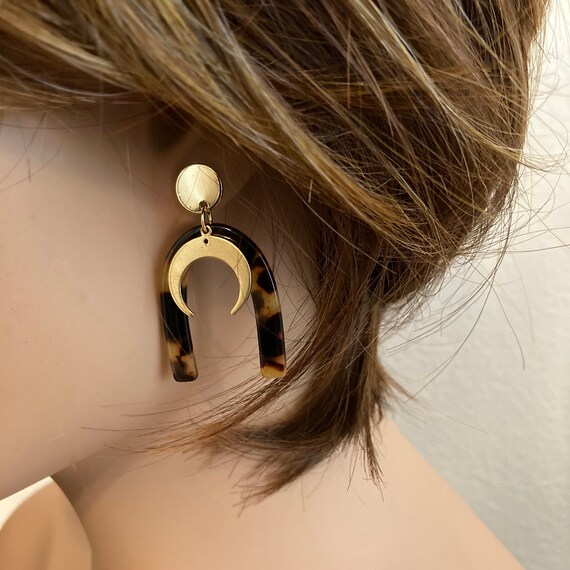 Etsy tortoise shell earrings shop