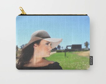 YOUR PHOTO Carry All Pouch, Custom photo Pouch, Personalized Zipper Bag, Make-up Bag, Personalised clutch, Custom cosmetic purse