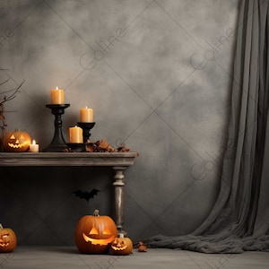 Halloween Dark Background, JPG Digital Background, Digital Backdrop, Background Mockup, Digital Download, Pumpkin Background