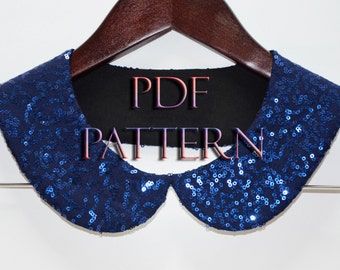 DIY Peter Pan  Collar Necklace PDF Pattern  Sewing