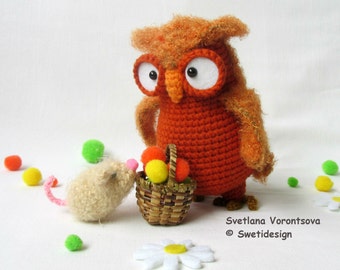 Owl Bridget , crocheted