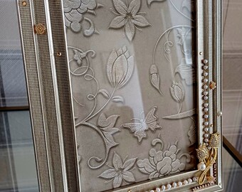 Gold Jewelled Picture Frame