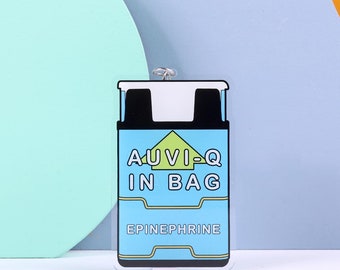 AUVI-Q IN BAG Schlüsselbund - Epinephrin Allergie Alarm, Allergiebewusstsein Schlüsselbund