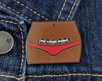 ONE TOUGH MAMA Pin - Kaiserschnitt Geschenk, Kaiserschnitt Geschenk, Kaiserschnitt Geschenk, Kaiserschnitt Awareness, neue Mutter Geschenk