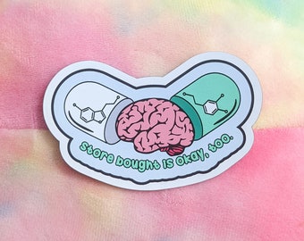 STORE BOUGHT SEROTONIN and Dopamine Magnet - Depression Magnet, Serotonin Magnet, Dopamine Magnet, Mental Health Magnet, Mental Health