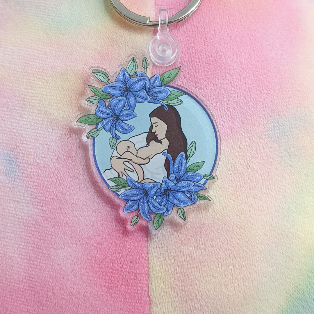 BREASTFEEDING BABY KEYCHAIN Breastfeeding Support Keychain Etsy