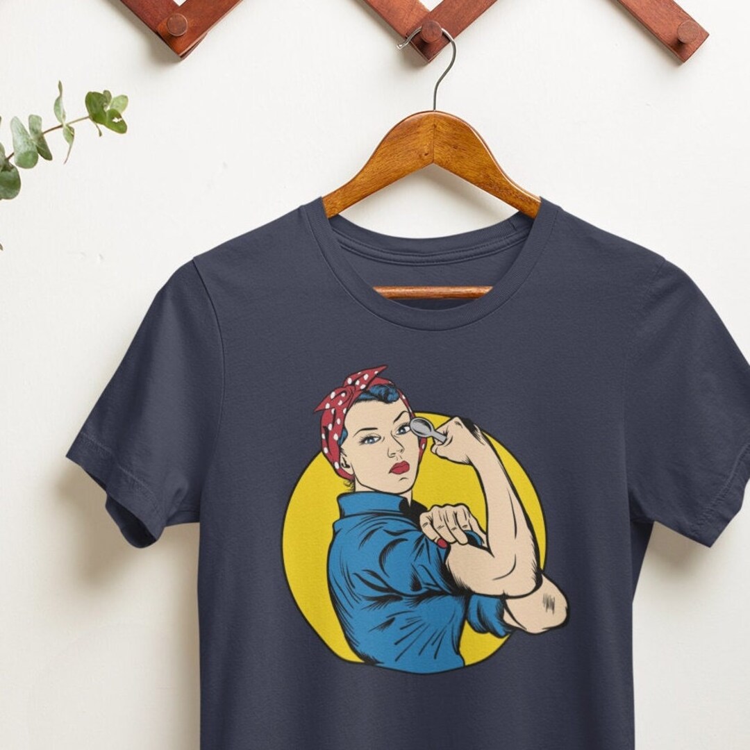 Rosie the Riveter Spoon Theory Themed Tshirt Bella Canvas 3001 Unisex