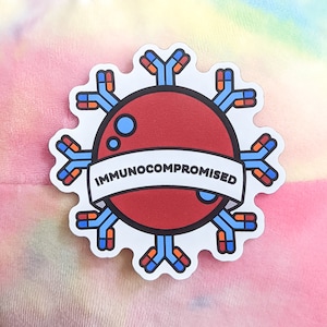 IMMUNOCOMPROMISED MAGNET, Autoimmune Illness Magnet, Autoimmune Illness Awareness, Chronic Illness Magnet, Immune Disease, Immune Illness