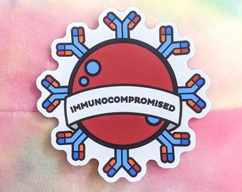 IMMUNOCOMPROMISED MAGNET, Autoimmune Illness Magnet, Autoimmune Illness Awareness, Chronic Illness Magnet, Immune Disease, Immune Illness