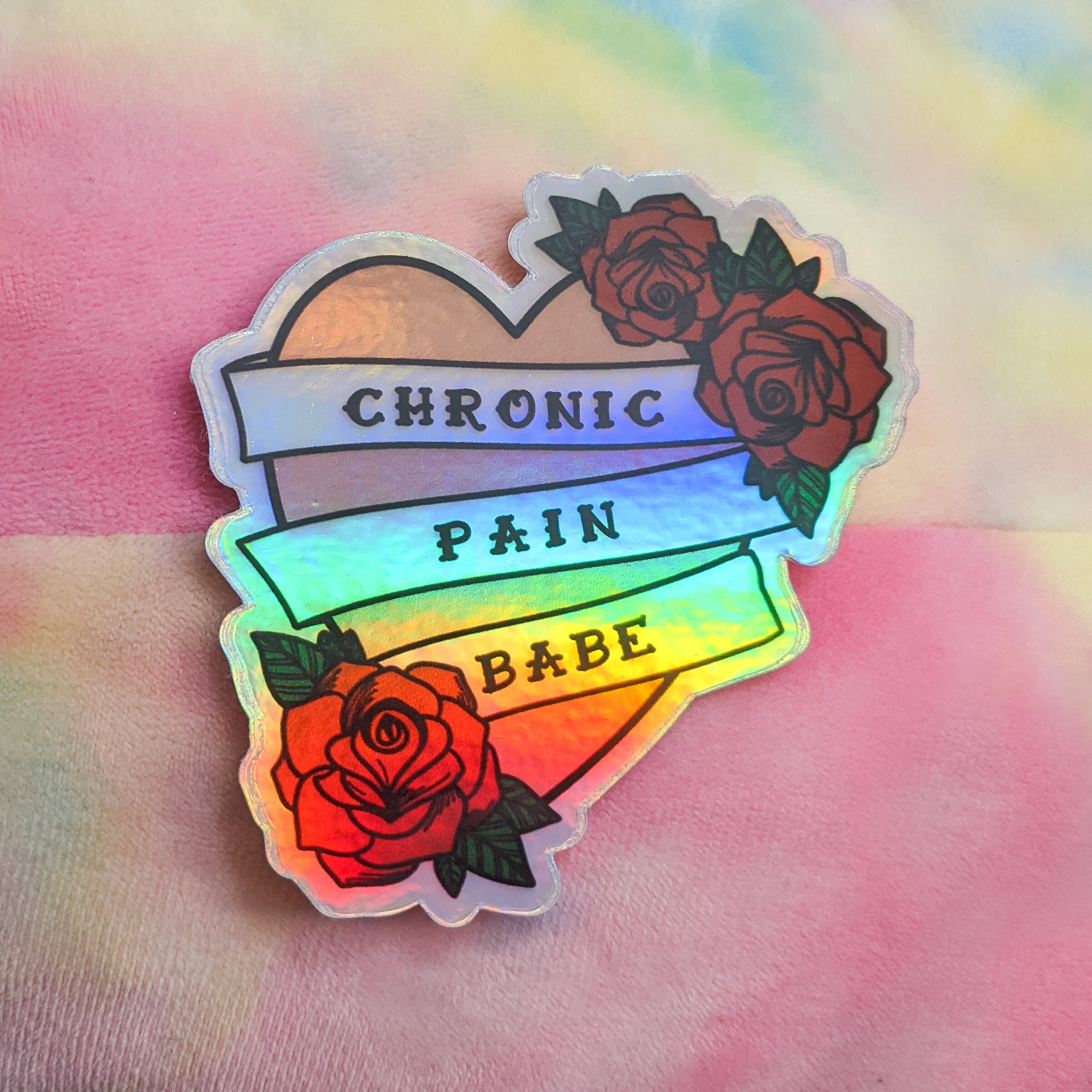 CHRONIC PAIN BABE Sticker - Chronic Illness Sticker, Chronic Pain ...