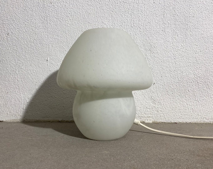 Mid-Century mushroom lamp, Murano Glass, probably by Hustadt Leuchten, 1970s