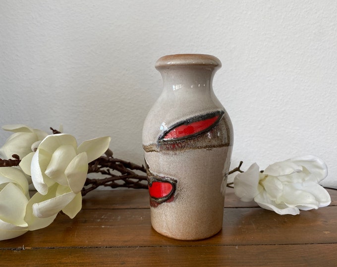 Vase Scheurich FAT LAVA 70s Modernist 523-18 Vintage, 60s 70s