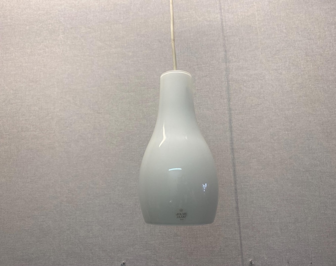 Modern Danish ceiling lamp in white opal glass by Holmegaard, H-2202