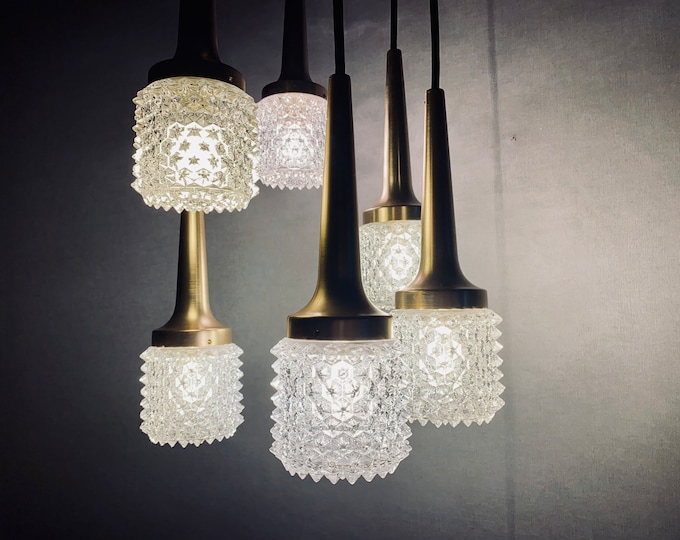 Rare vintage Staff cascade lamp