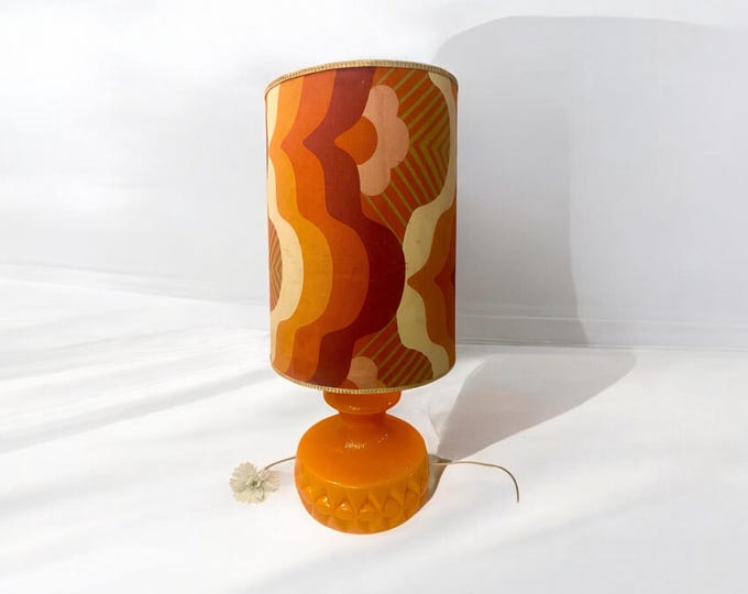 Mid-Century Glass Table Lamp by Peill & Putzler, 1960s