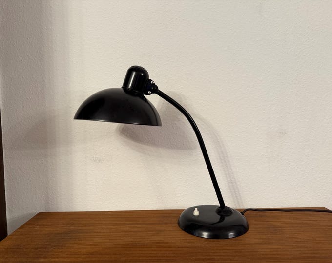 Beautiful vintage table lamp, original Kaiser Idell desk lamp, circa 1930, model 6556, Bauhaus table lamp, antique table lamp, Art Deco