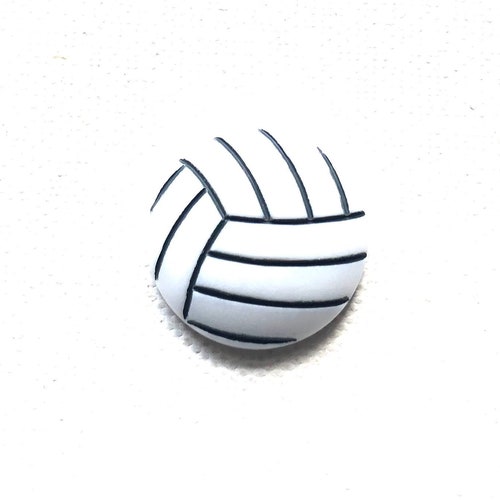 Pin Button Badge Ø25mm 1" Image Print Ballon Balle Ball Sport Game Volley Ball 