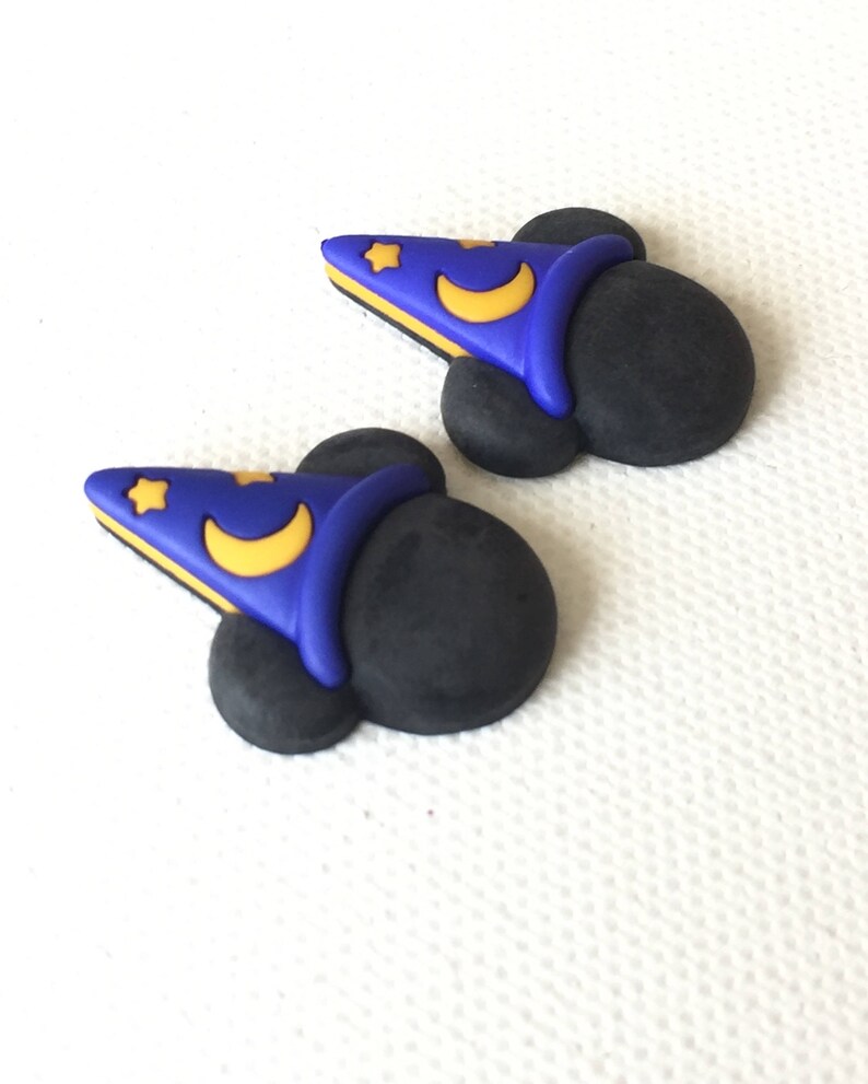 Mickey Sorcerer's Apprentice Earrings Studs Mickey Etsy