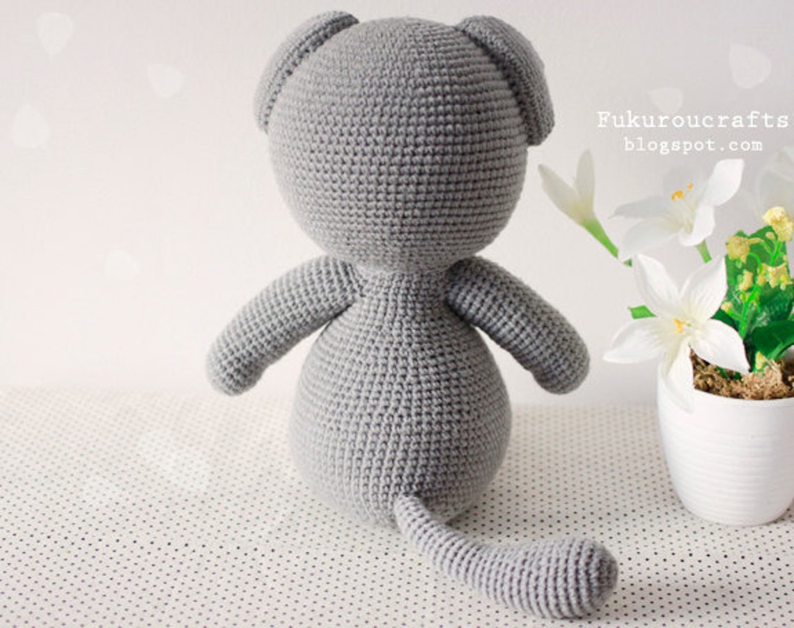 Pattern Crochet Cat Doll Etsy