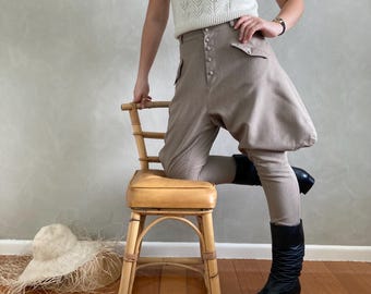 Vintage Nanda Pinto Wool Blend Equestrian Pants/Breeches | Size 26-28"