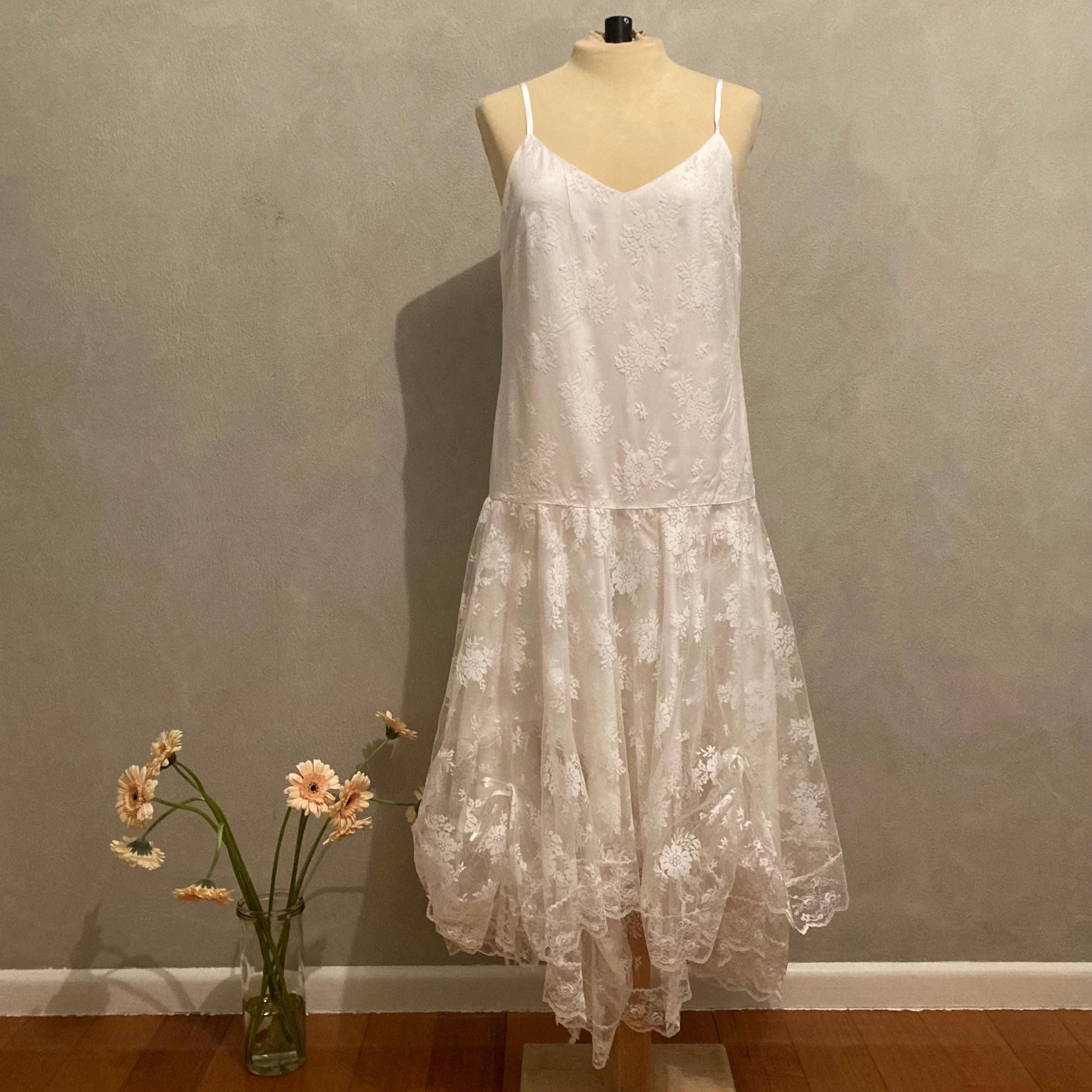 chinese dress ladies Vintage 1920s Lace & Silk Slip Dress (Deadstock) main image 0
