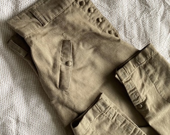 Vintage Reithose/Reithose aus Wollmischung „Nanda Pinto“