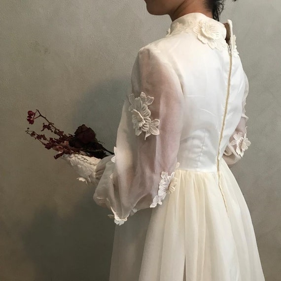 1960's Regency Wedding Dress - image 4