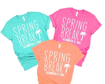 Spring Break 2024 Shirts, Custom Family Vacation Shirts, Spring Break Shirts Matching, Vacation Matching Shirts, Family Cruise Shirt