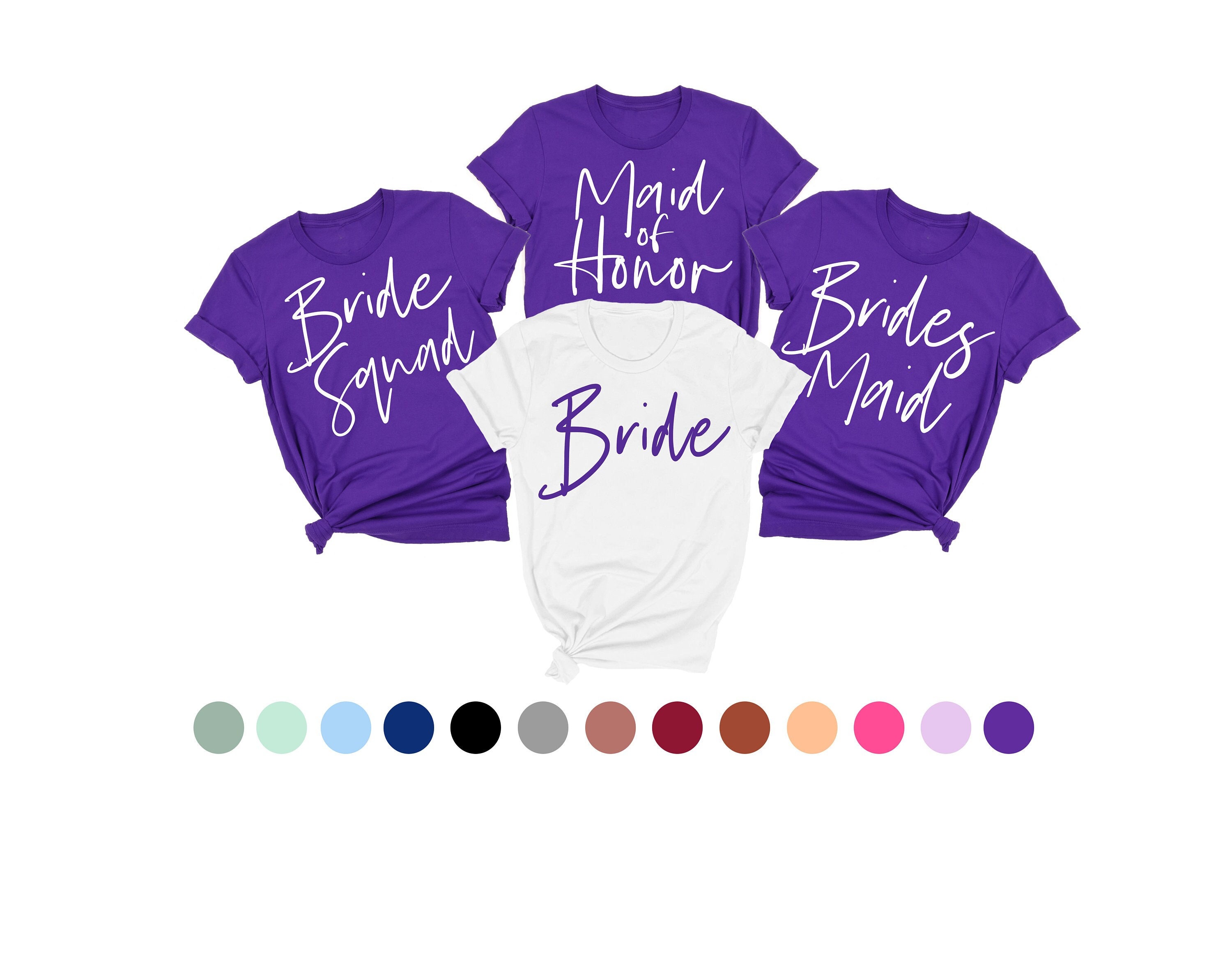 Bridesmaid Tshirt Dress - Etsy