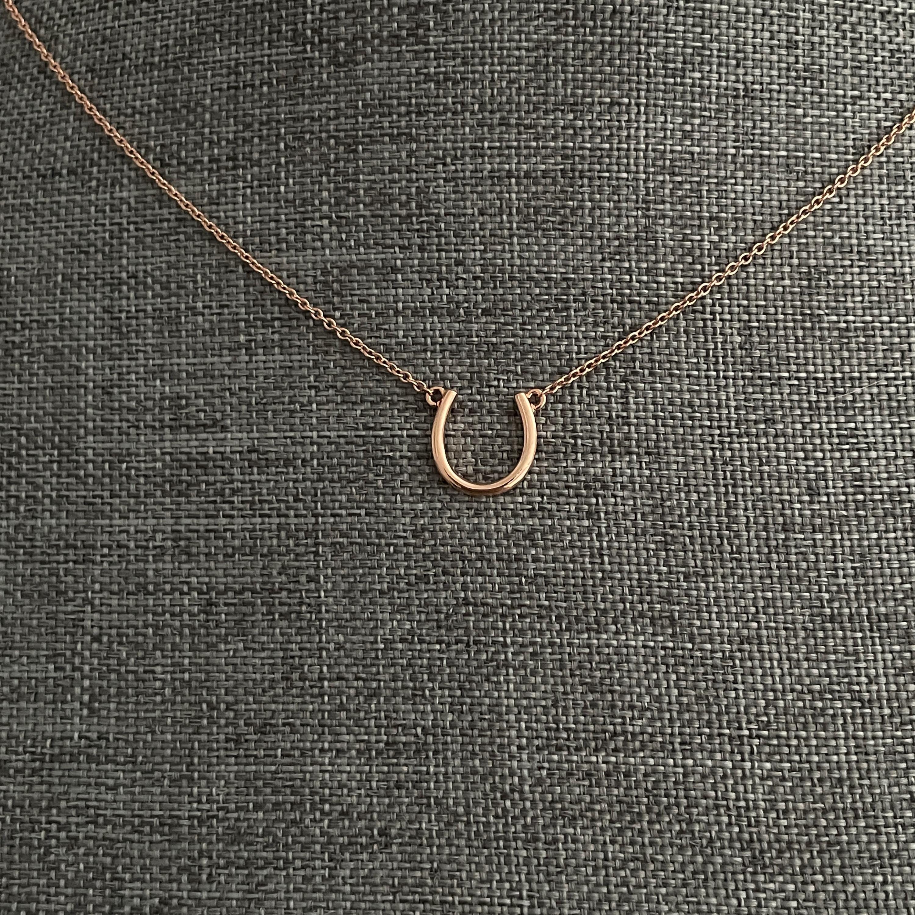 Horseshoe Necklace - Etsy Canada