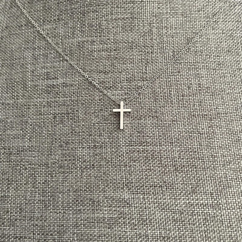 Small Cross Necklace - Etsy Canada