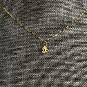 Tiny Small Gold Frog Necklace, Frog Pendant Charm Jewelry for Women for Gift, Animal Necklace for Girls, Cute Frog Necklace