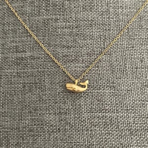Kleine Wal Halskette für Frauen, kleine Wal Anhänger Schmuck für Mädchen, Gold und Silber Wal Anhänger Halskette, nette Minimal Halskette