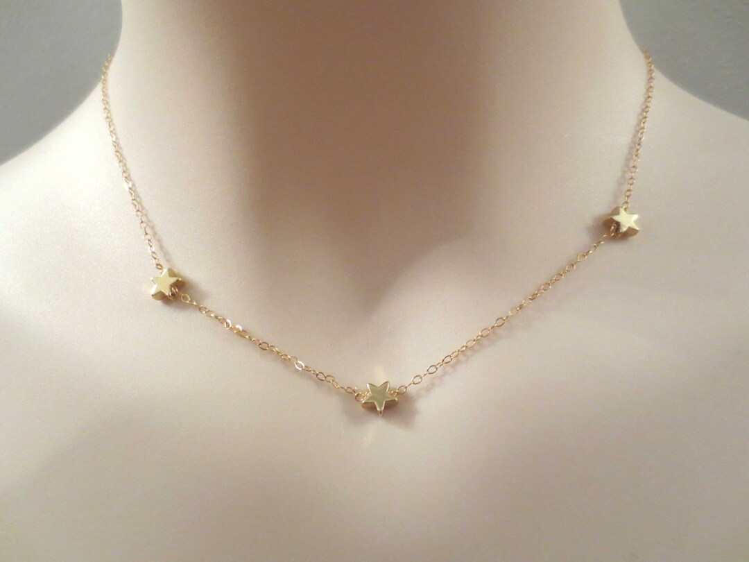 Triple Star Necklace