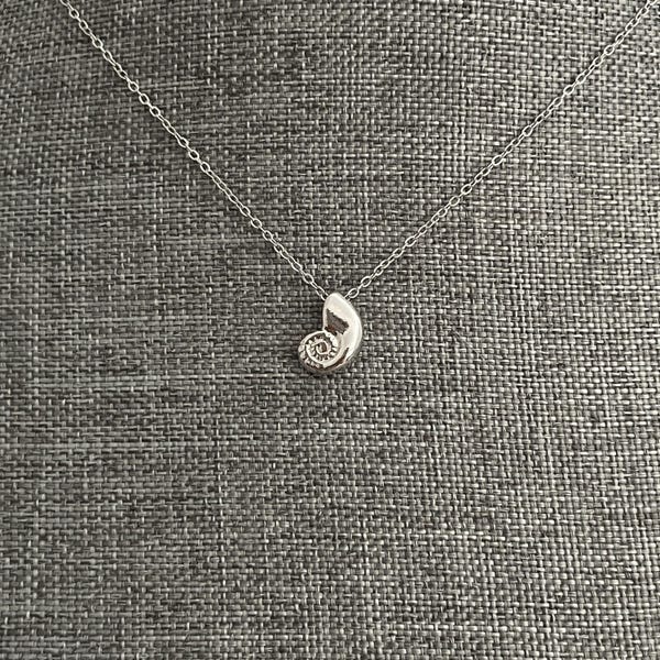 Seashell necklace, Ariel voice necklace, Conch necklace, Shell necklace, Silver necklace, Gift for her, Gift for him, Gift for daughter