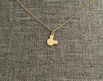 Cute Dainty Necklace, Mouse Charm Jewelry for Women, Mouse Pendant Necklace for Girls, Everyday Fun Necklace