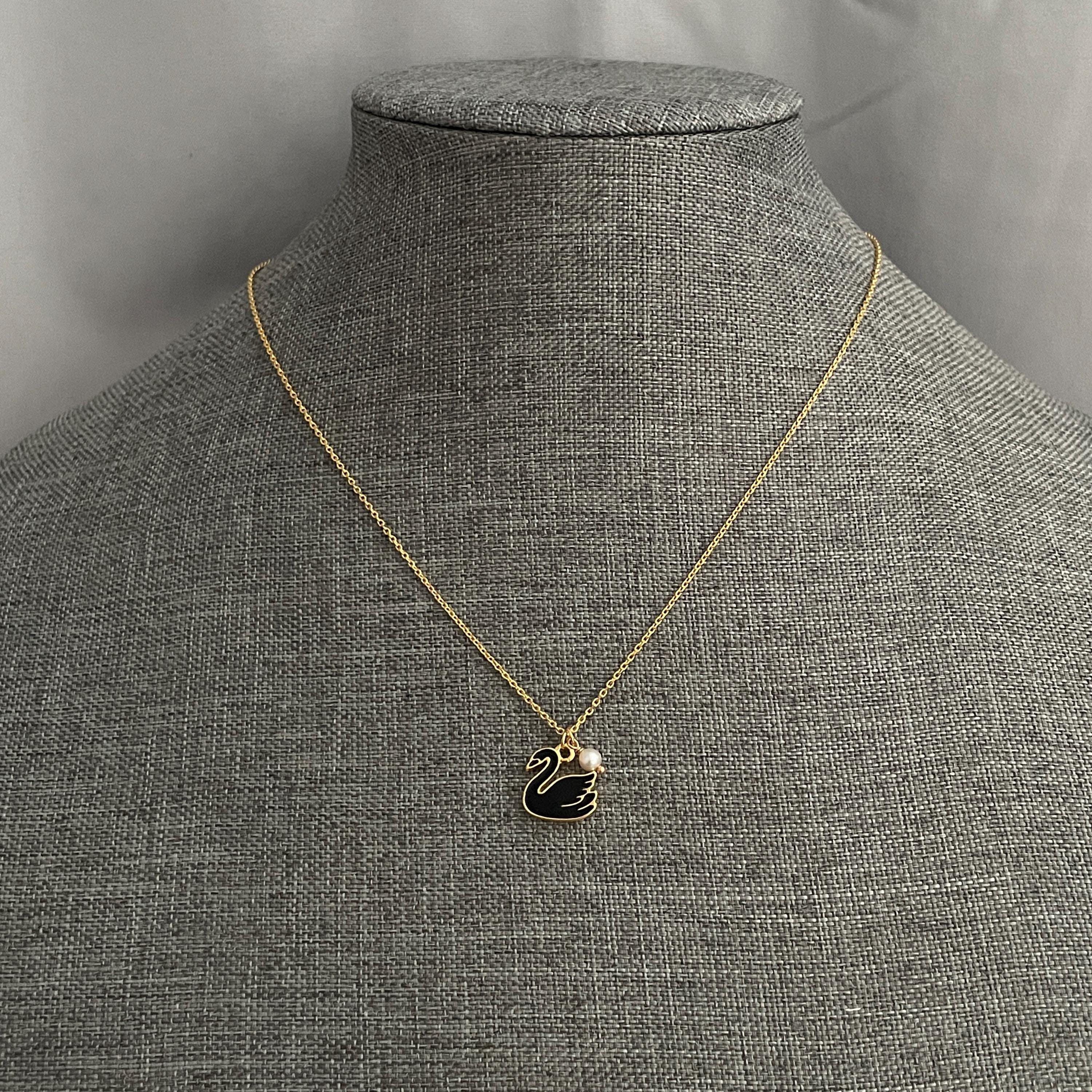 ネックレス・ペンダント TATIANA SILVER925 Black swan Pearl Necklace NZ2070 500207450 TATIANA] Black swan Pearl Necklace ネックレス/送料関税込