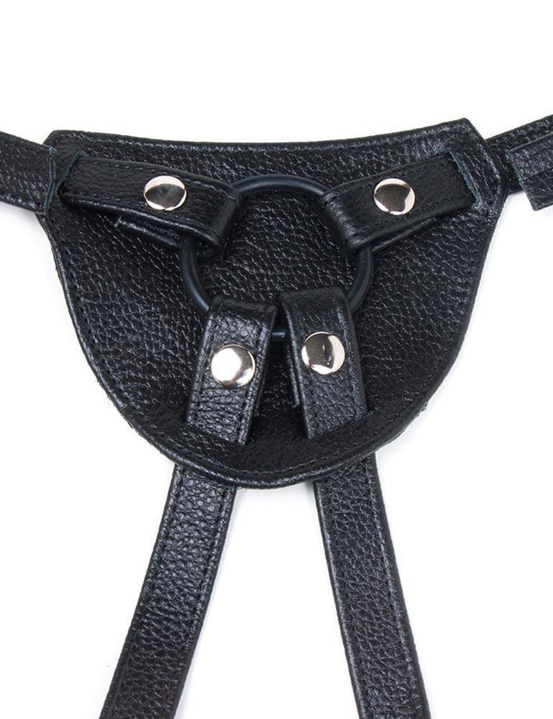Terra Firma Leather Strap on Harness Black Etsy Australia